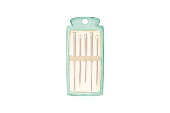 Evaluating Embroidery Needles - Watercolor for Etsy Shops