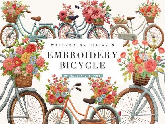 Review: Embroidery Bicycle Clipart Bundle for Sweatshirts