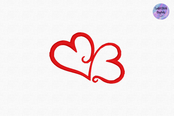 Reviewing Cute Double Hearts Embroidery for Boutique Sweatshirts