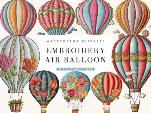 Reviewing Embroidery Balloon Clipart Bundle for Merch
