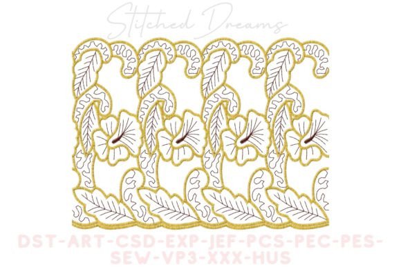 Reviewing Floral Embroidery Borders for Brand Merch
