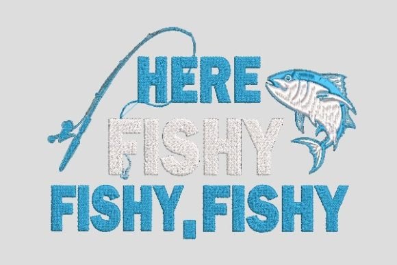 Reviewing Here Fishy Embroidery File for Boutique Apparel