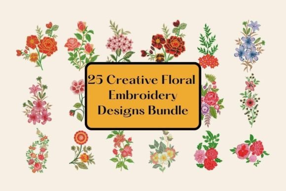 Reviewing the Embroidery Designs Floral Bundle