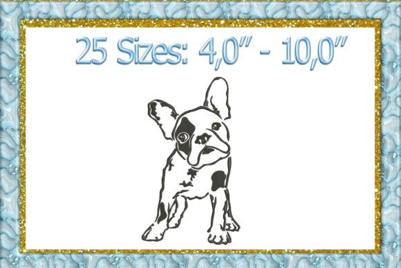 Reviewing the French Bulldog Embroidery Design for Real Projects