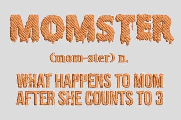 Reviewing the Halloween Momster Embroidery File